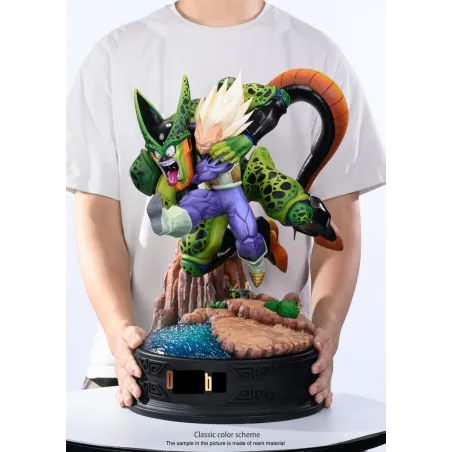 Dragon Ball Z Vegeta vs Cell 2nd Form Yamcha Studio