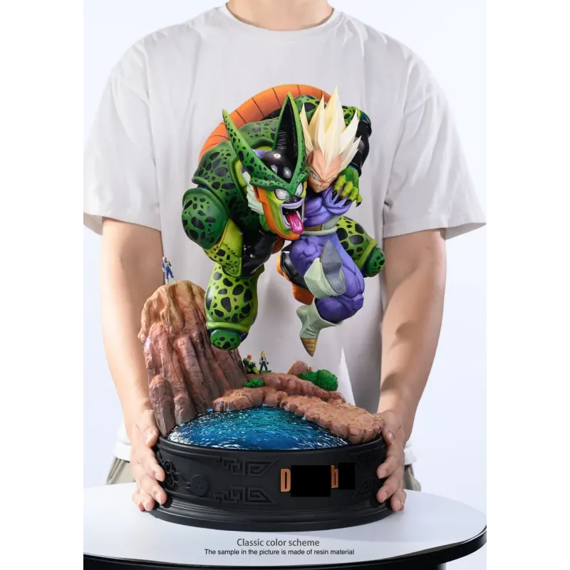Dragon Ball Z Vegeta vs Cell 2nd Form Yamcha Studio