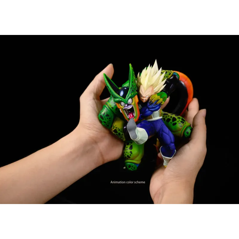 Dragon Ball Z Vegeta vs Cell 2nd Form Yamcha Studio