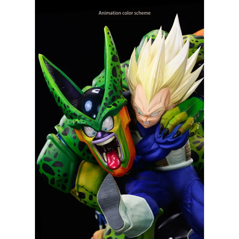 Dragon Ball Z Vegeta vs Cell 2nd Form Yamcha Studio