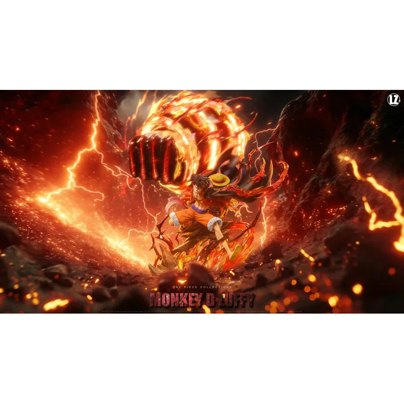 One Piece Luffy Gear Third Red Roc LZ Studio
