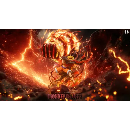 One Piece Luffy Gear Third Red Roc LZ Studio