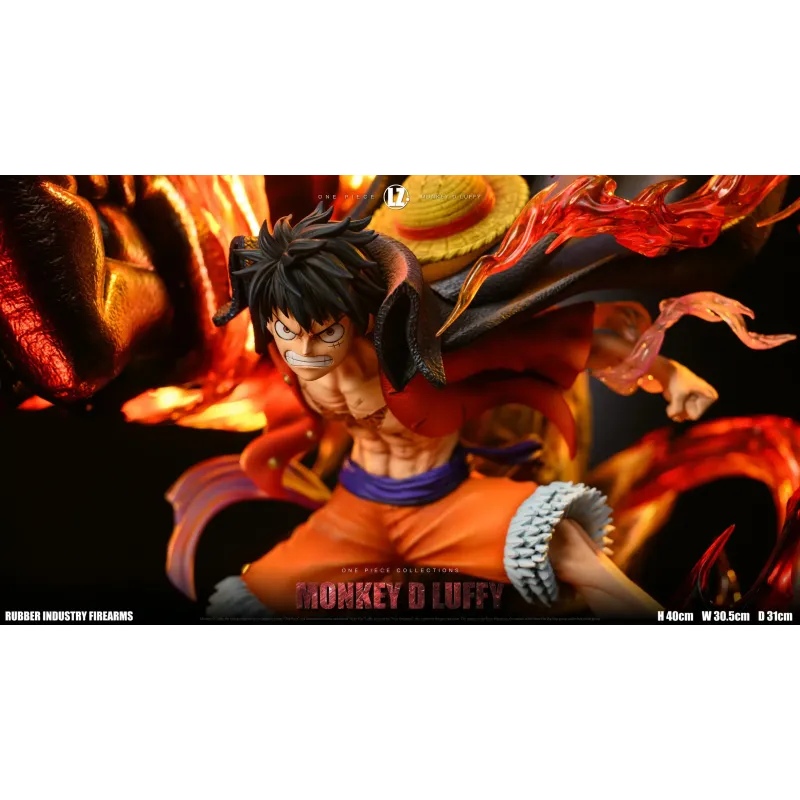One Piece Luffy Gear Third Red Roc LZ Studio