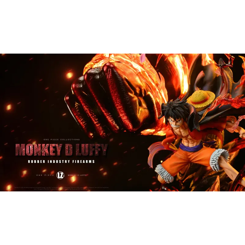 One Piece Luffy Gear Third Red Roc LZ Studio