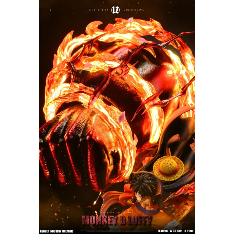 One Piece Luffy Gear Third Red Roc LZ Studio