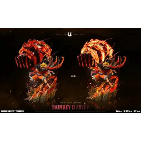One Piece Luffy Gear Third Red Roc LZ Studio