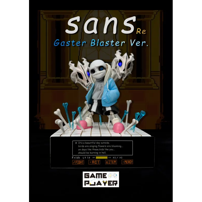 "Undertale SANS-GB Gun Version: Game and Creative Study"