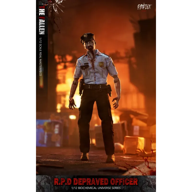 Resident Evil Raccoon City R.P.D. Policeman Fallen & Anger Patriot Studio