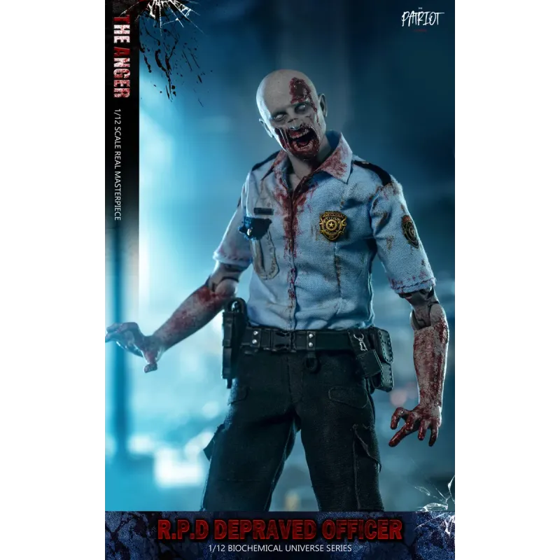Resident Evil Raccoon City R.P.D. Policeman Fallen & Anger Patriot Studio