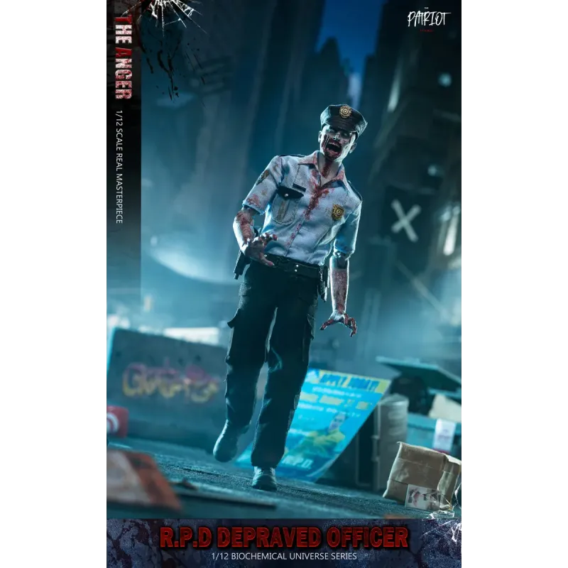 Resident Evil Raccoon City R.P.D. Policeman Fallen & Anger Patriot Studio