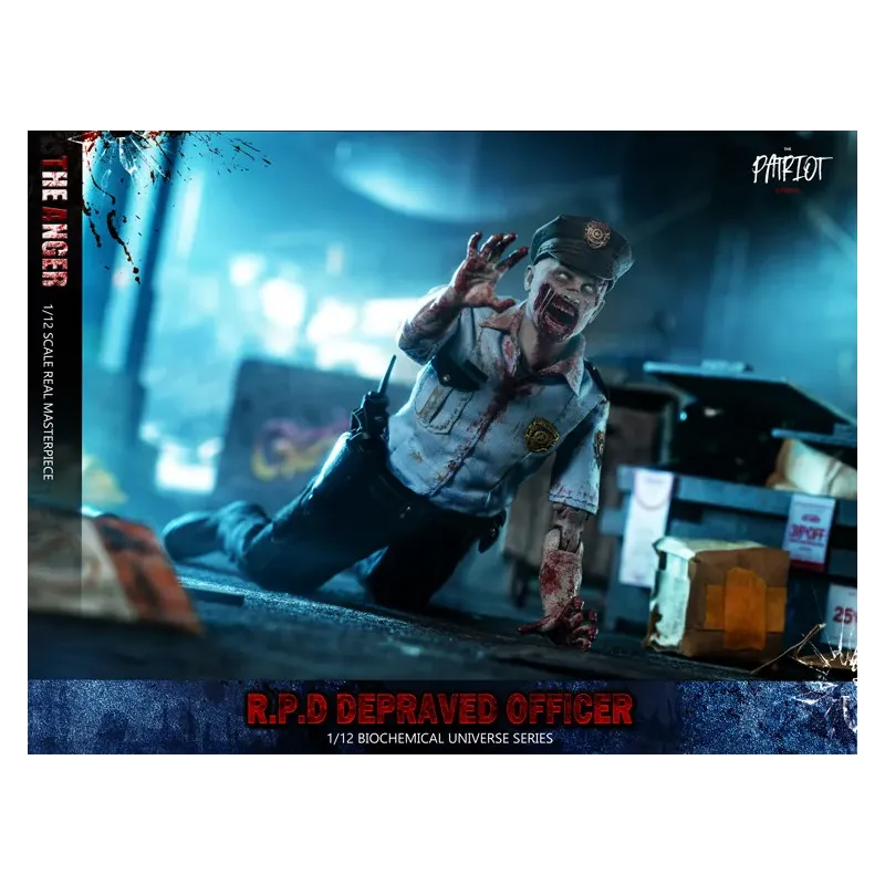 Resident Evil Raccoon City R.P.D. Policeman Fallen & Anger Patriot Studio