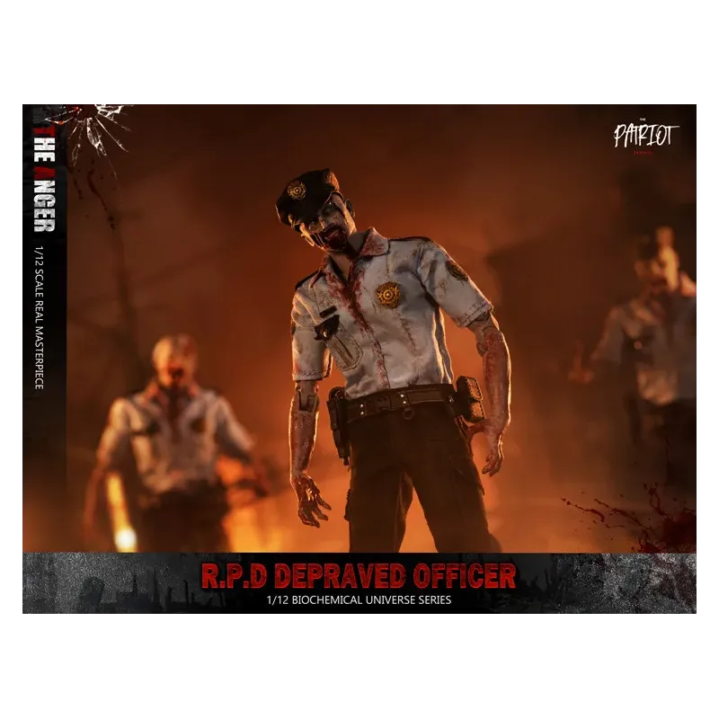 Resident Evil Raccoon City R.P.D. Policeman Fallen & Anger Patriot Studio