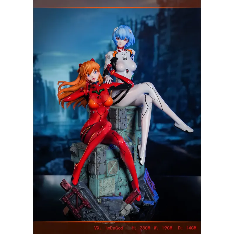 Neon Genesis Evangelion Soryu Asuka Langley & Ayanami Rei BQ Studio