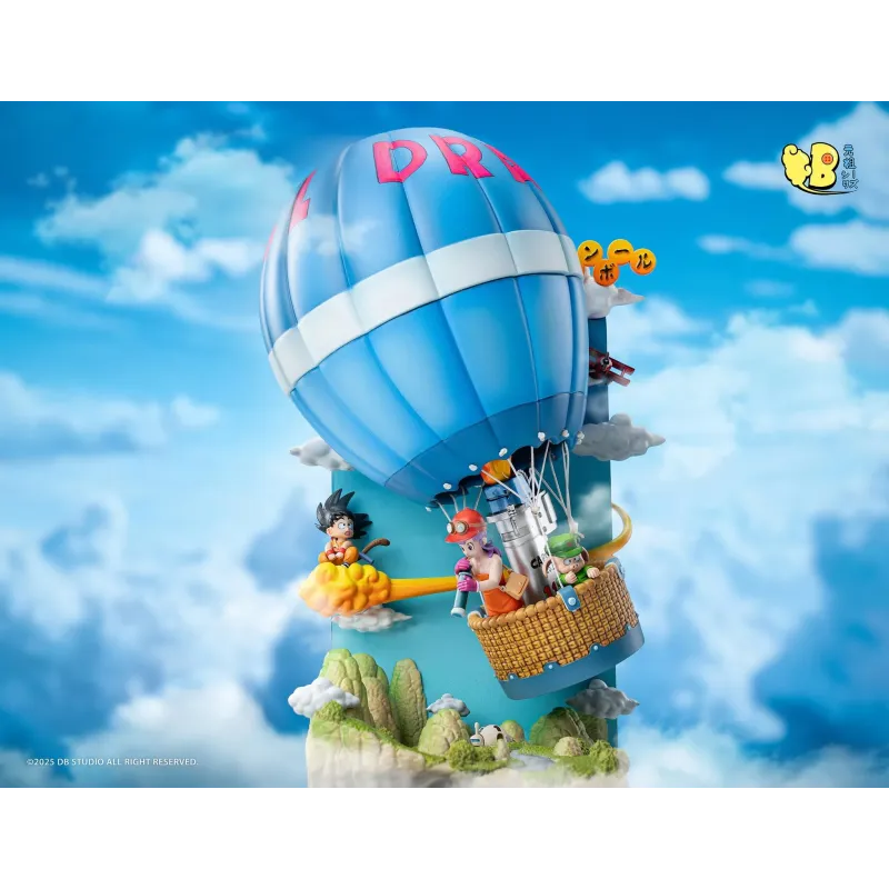 Dragon Ball Hot Air Balloon Son Goku & Oolong & Bulma DB Studio