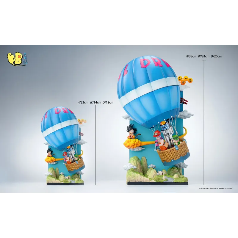 Dragon Ball Hot Air Balloon Son Goku & Oolong & Bulma DB Studio