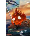 Howl's Moving Castle Calcifer Holding An Umbrella In The Rain MMLAND Studio