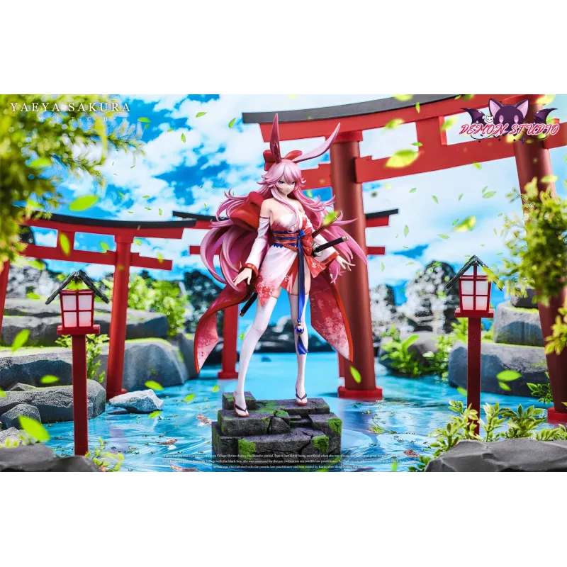 Honkai Impact 3 Pink Hair Witch Yae Sakura Demon Studio