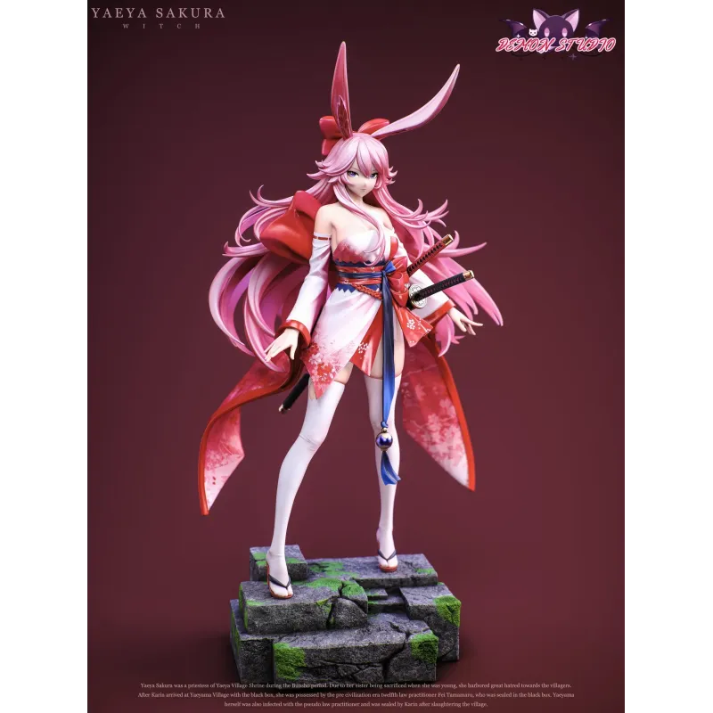 Honkai Impact 3 Pink Hair Witch Yae Sakura Demon Studio