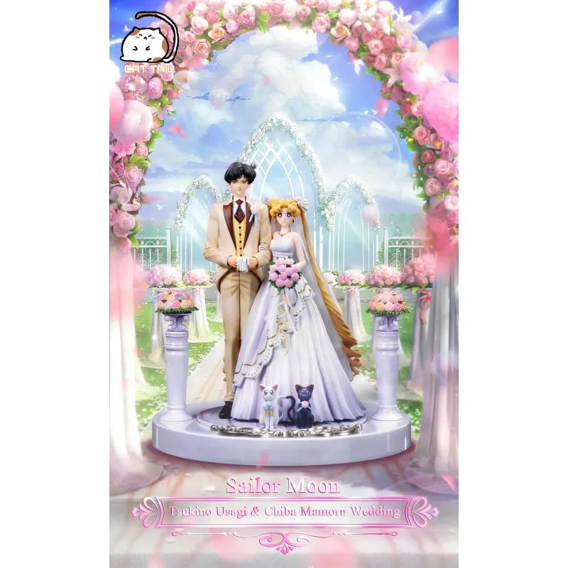 Sailor Moon Tsukino Usagi & Mamoru Chiba's Wedding CAT TAIL Studio