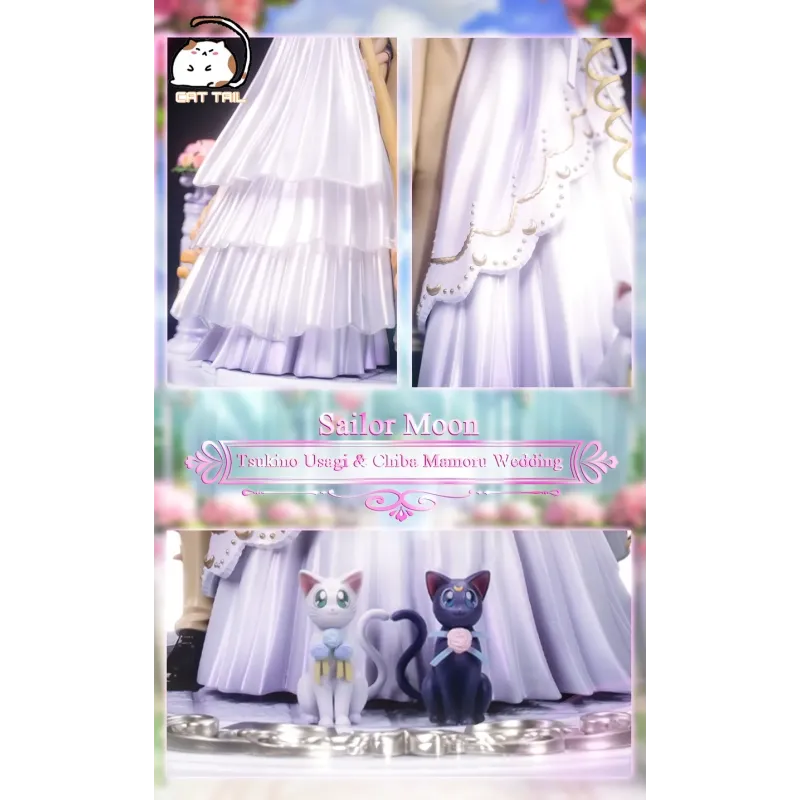 Sailor Moon Tsukino Usagi & Mamoru Chiba's Wedding CAT TAIL Studio
