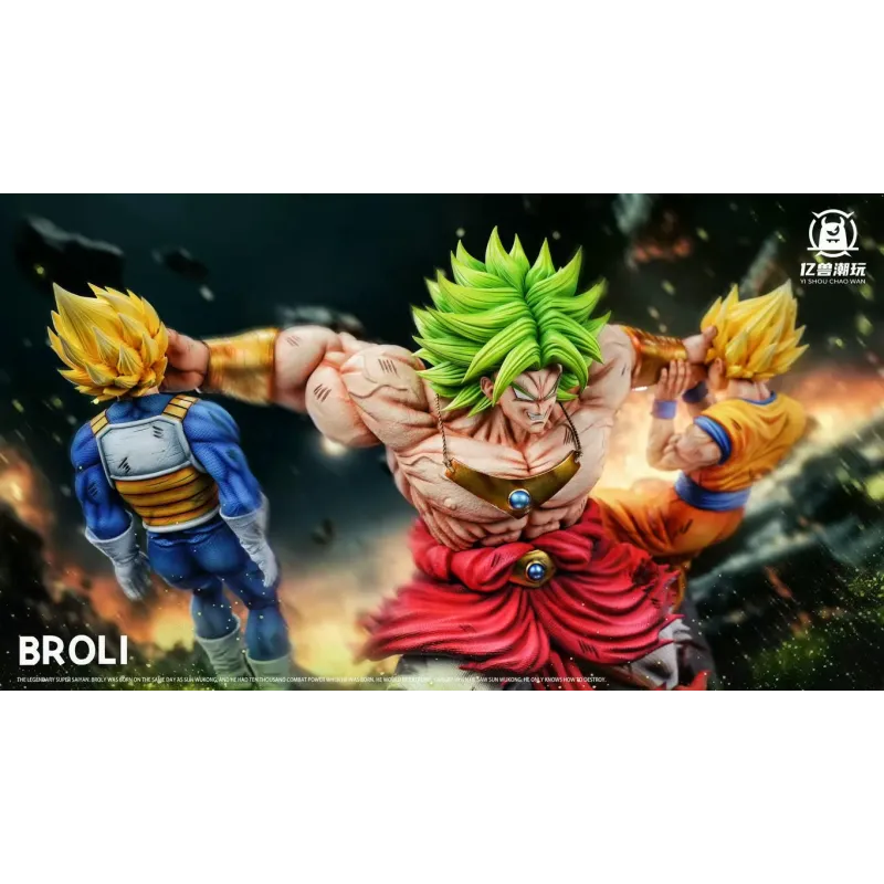 Dragon Ball Z Broly VS Goku & Vegeta YISHOU Studio