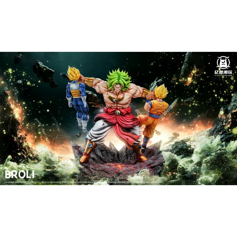 Dragon Ball Z Broly VS Goku & Vegeta YISHOU Studio