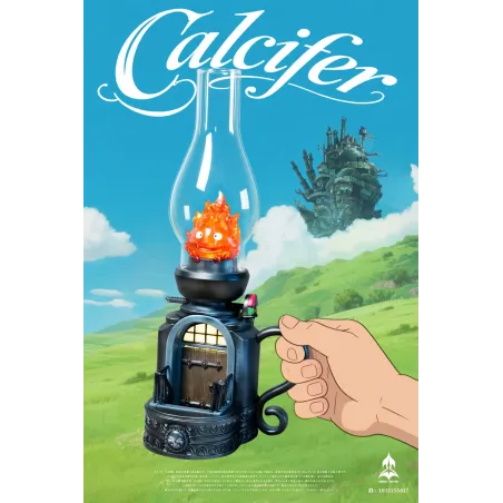 Howl's Moving Castle Retro Table Lamp Calcifer Ninety Seven Studio