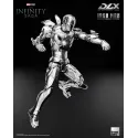 Marvel The Infinity Saga DLX Iron Man Mark 2 Chrome Edition ThreeZero