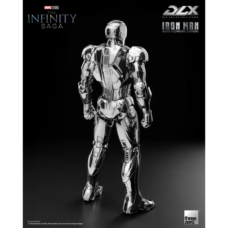 Marvel The Infinity Saga DLX Iron Man Mark 2 Chrome Edition ThreeZero