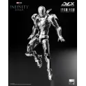 Marvel The Infinity Saga DLX Iron Man Mark 2 Chrome Edition ThreeZero