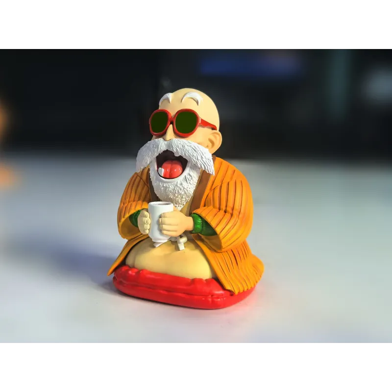 Dragon Ball Master Roshi Drinking Tea WCF LeaGue Studio