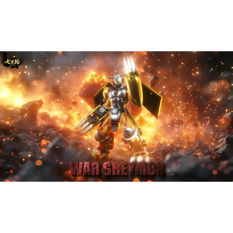 Digimon Series 02 Dual Pose WarGreymon QILILU Studio