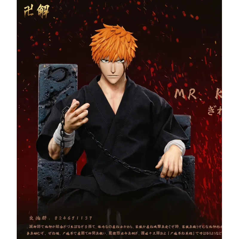 BLEACH Kurosaki Ichigo BanKai Studio - Collectible Figure