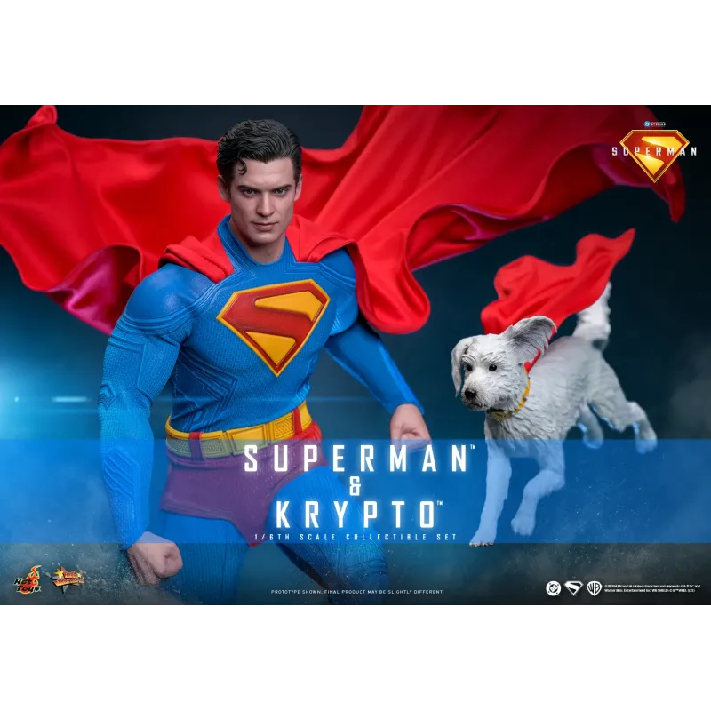 DC Superman & Krypto Hot Toys