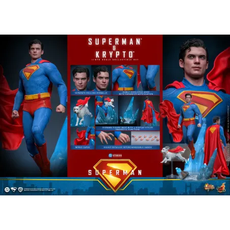 DC Superman & Krypto Hot Toys