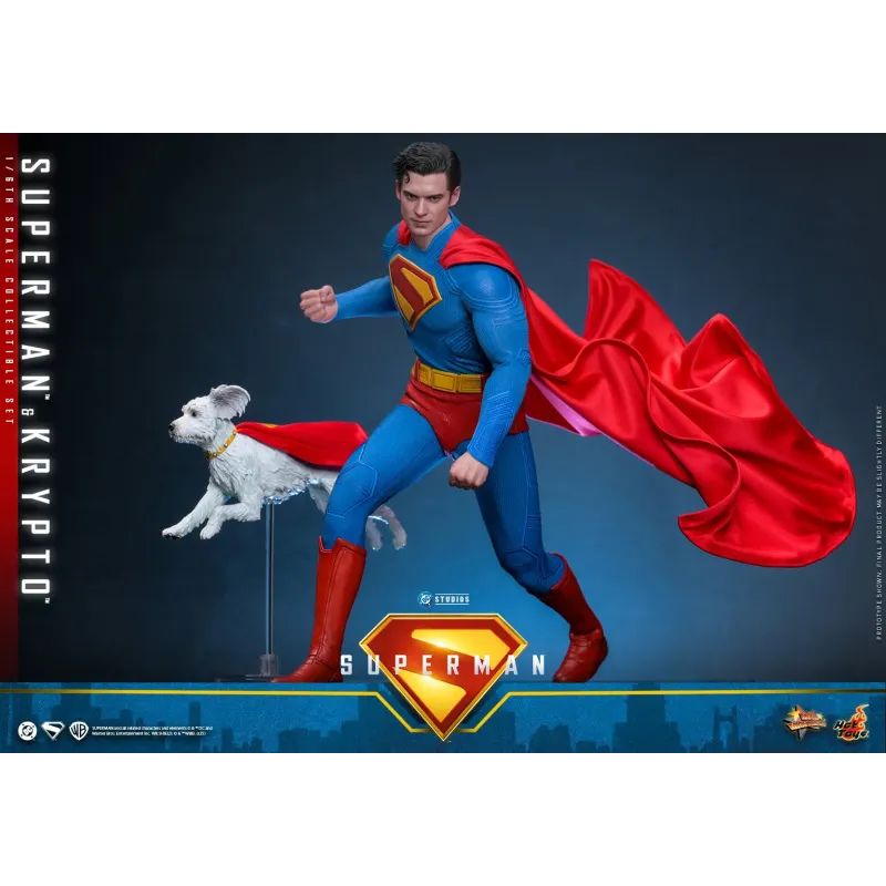 DC Superman & Krypto Hot Toys