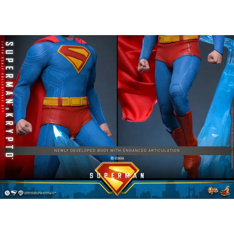 DC Superman & Krypto Hot Toys