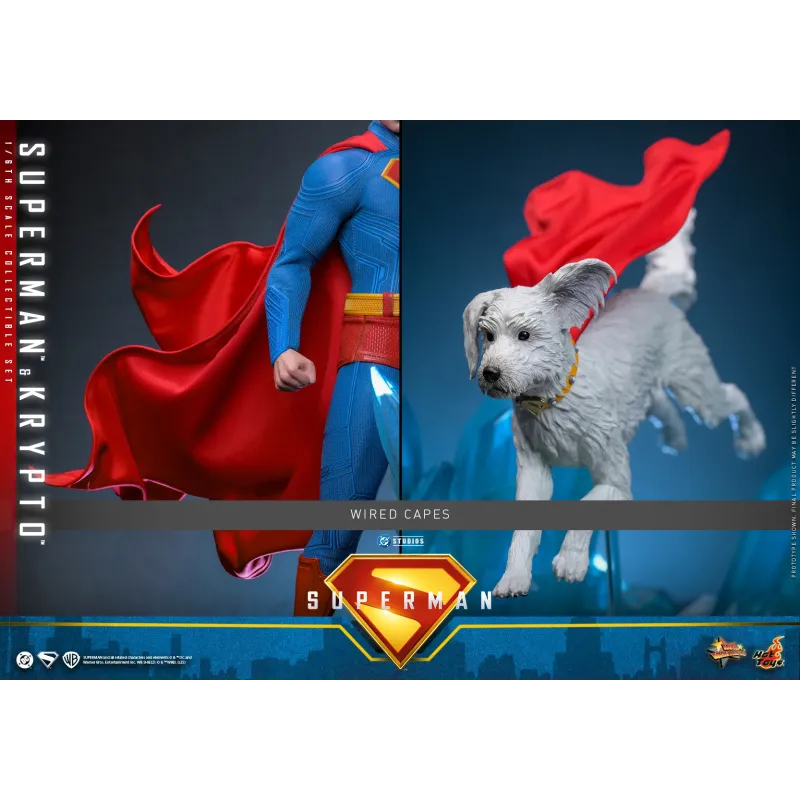 DC Superman & Krypto Hot Toys