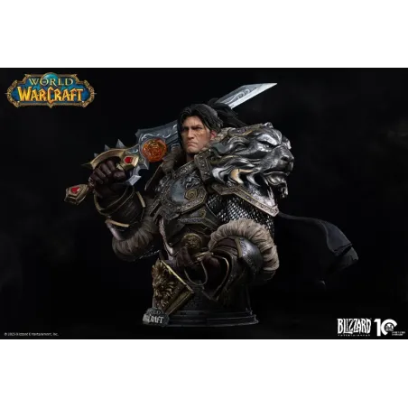 World of Warcraft Varian Wrynn Bust Blizzard Entertainment