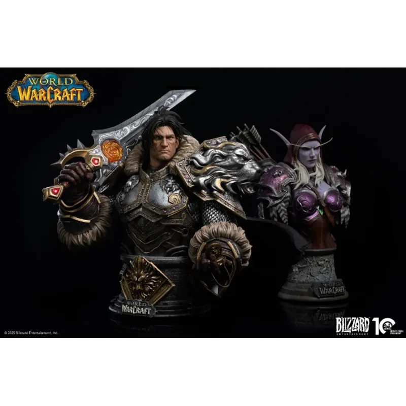 World of Warcraft Varian Wrynn Bust Blizzard Entertainment