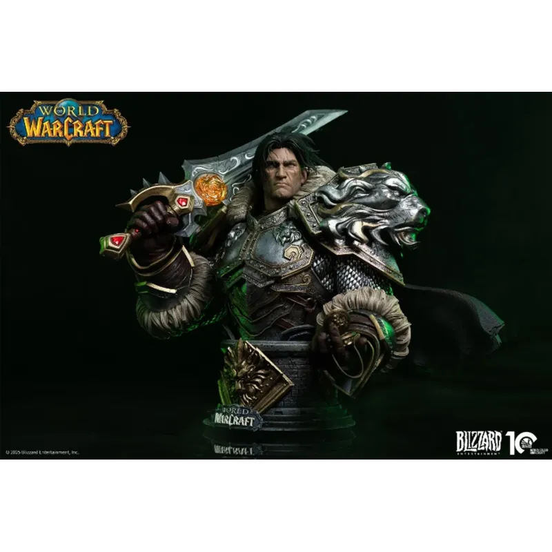 World of Warcraft Varian Wrynn Bust Blizzard Entertainment