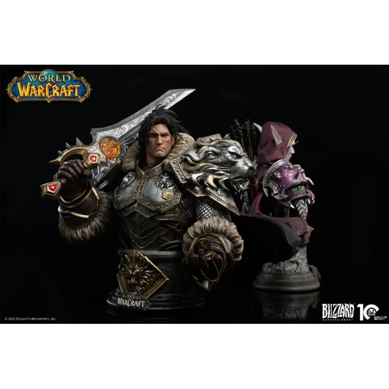 World of Warcraft Varian Wrynn Bust Blizzard Entertainment