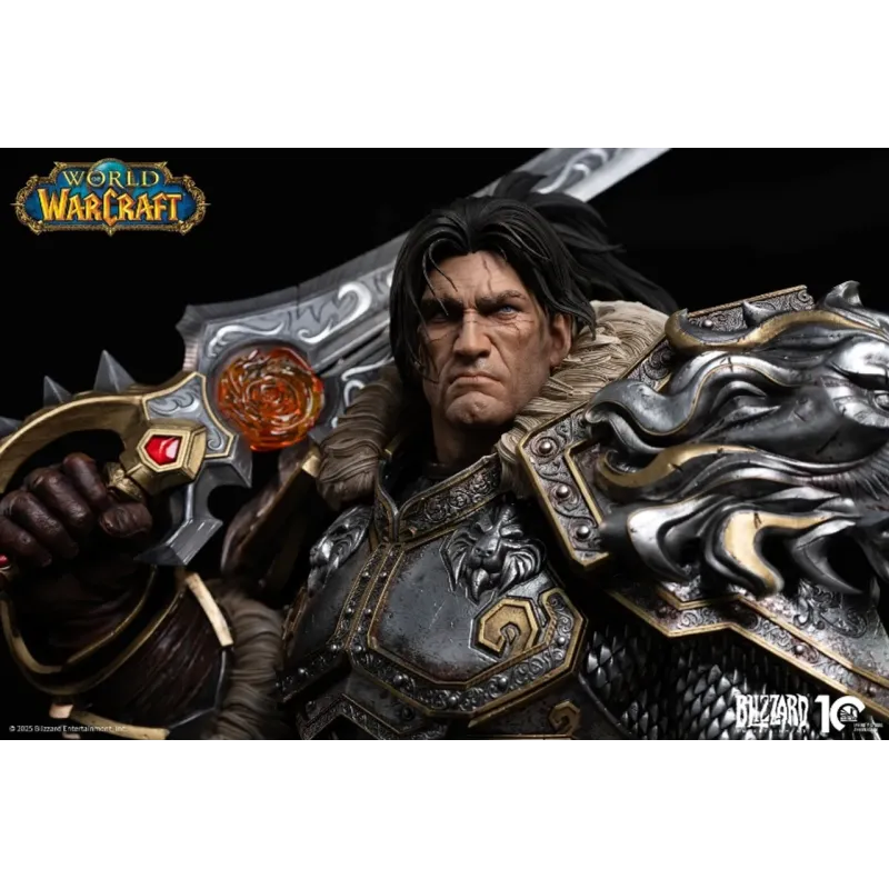 World of Warcraft Varian Wrynn Bust Blizzard Entertainment