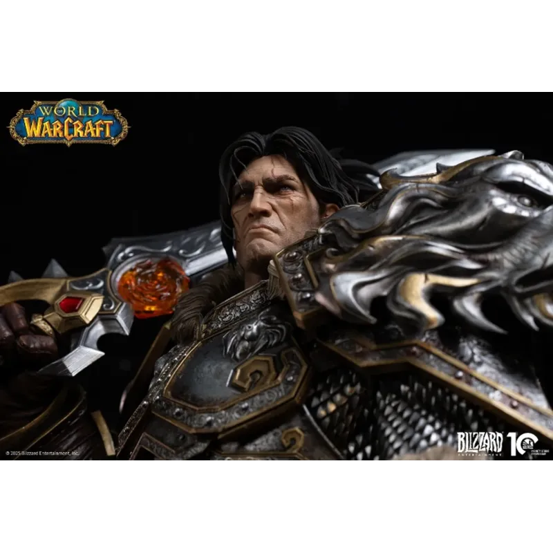 World of Warcraft Varian Wrynn Bust Blizzard Entertainment