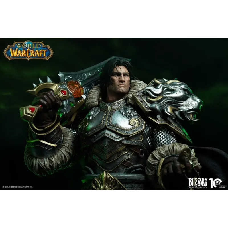 World of Warcraft Varian Wrynn Bust Blizzard Entertainment