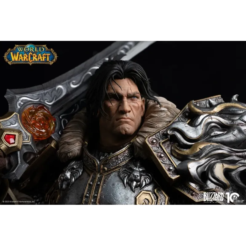 World of Warcraft Varian Wrynn Bust Blizzard Entertainment