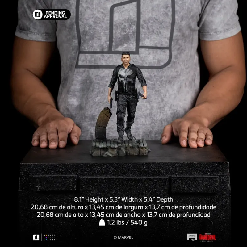 Marvel Daredevil Punisher Born Again - Iron Studio Figuras