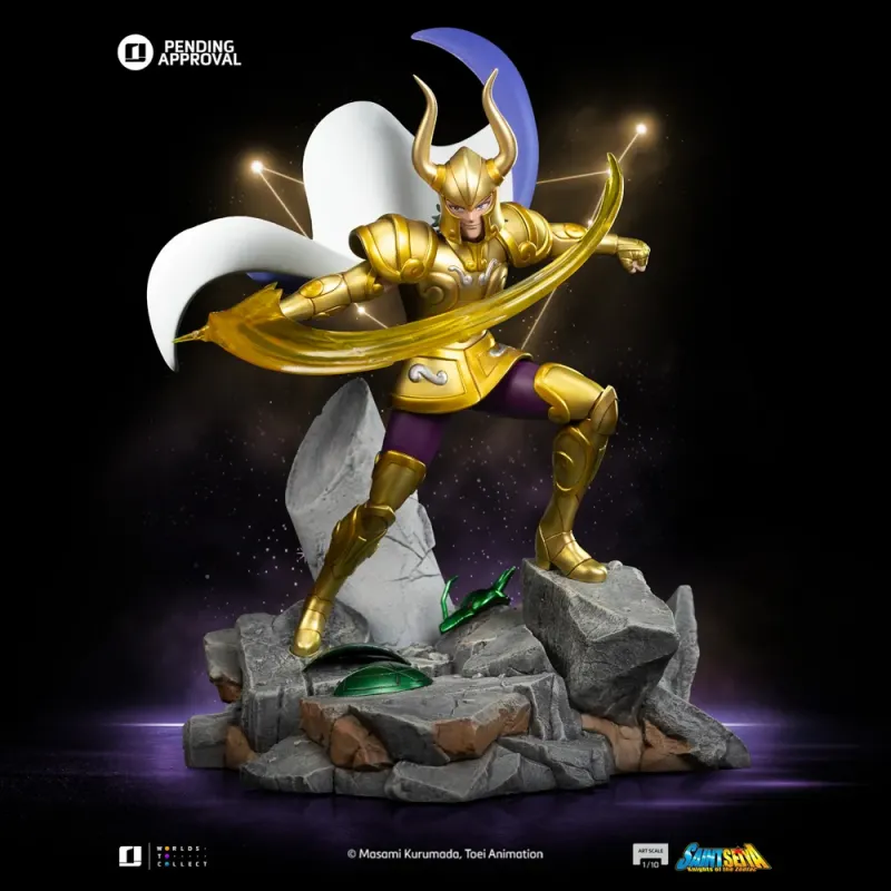 Saint Seiya Capricorn Shura - Figura Iron Studio Coleccionable