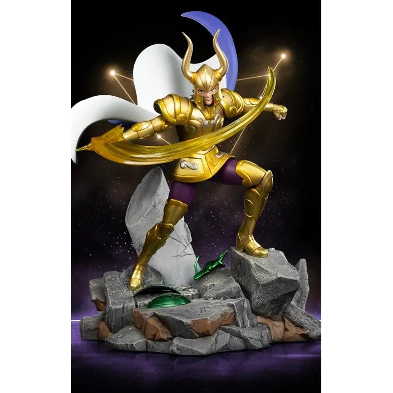 Saint Seiya Capricorn Shura - Figura Iron Studio Coleccionable