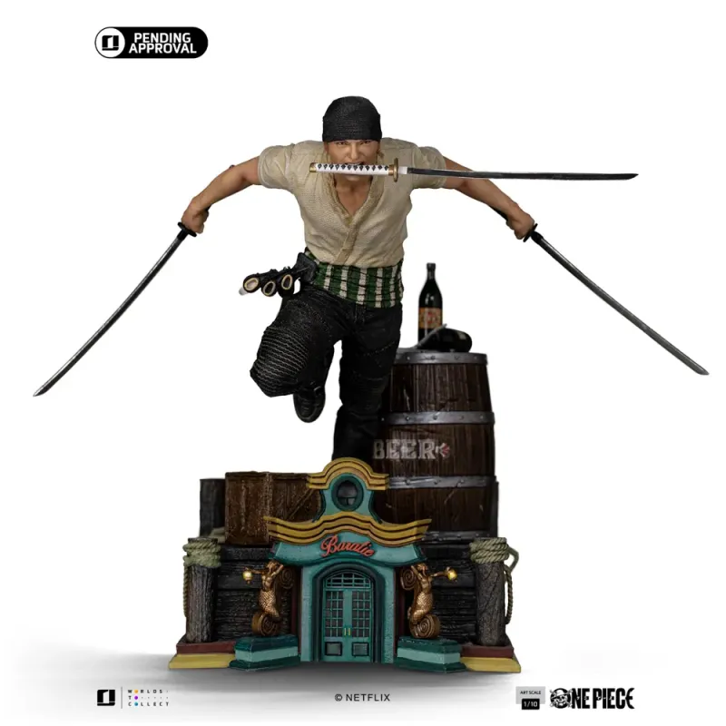 One Piece Roronoa Zoro Iron Studio - Figura Coleccionable